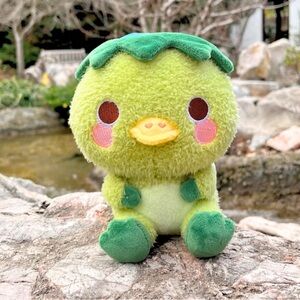 Cuddle Barn PlushGoals - Koji The Shy Kappa Soft Kawaii Cute Turtle Plush Toy 6”